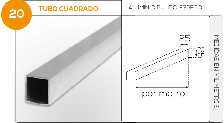 Tubo Cuadrado